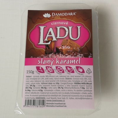 Damodara Ladu slaný karamel 150 g