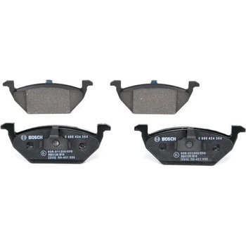 Sada brzdových platničiek, vždy 4 kusy v sade BOSCH 0 986 424 364 (0986424364)