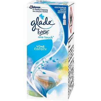 Glade by Brise One Touch Vůně čistoty mini sprej náhradní náplň osvěžovač vzduchu 10 ml