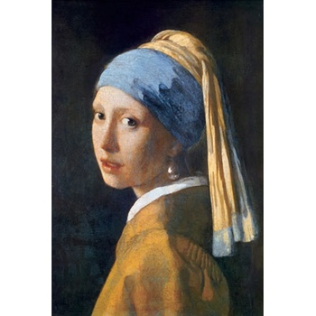 Image 1 of EUROGRAPHICS - Puzzle Vermeer: Girl with the Pearl Earring - 1 000 piese
