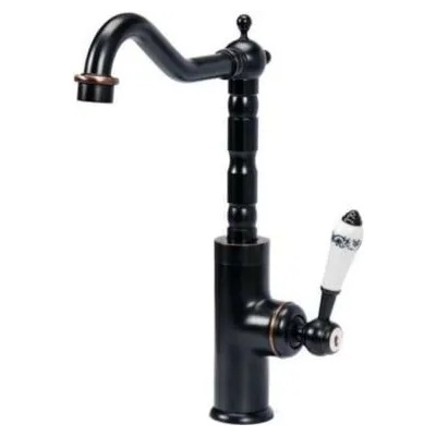 Смесител за мивка, висок, fala retro black 2 (euro 75835)