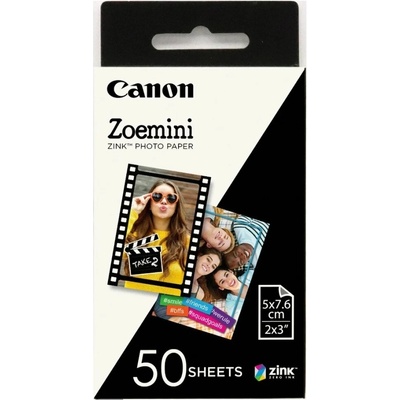 CANON Zink Paper ZP-203050S 50 Sheets for Zoemini Portable P (3215C002AB)