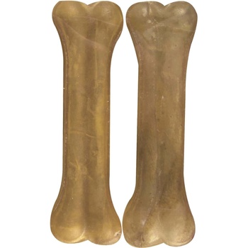 Flamingo - Лакомство за кучета, кокали от пресована кожа, 2бр. /11. 5см