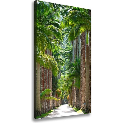 Vertikálny foto obraz tlačený na plátne Palmy 50x100 cm