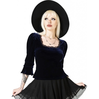 KILLSTAR tričko Dottie Dottie Velvet Čierna