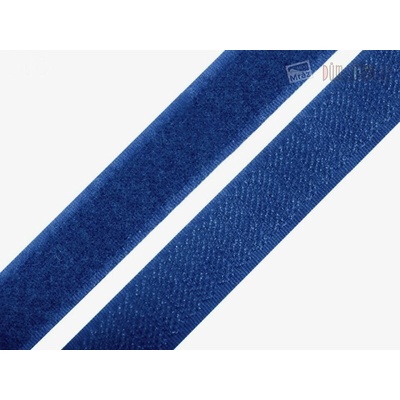 Suchý zips šírka 20 mm modrý