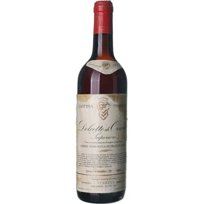 L. Verrina Dolcetto d´Ovada suché červené 1973 0,75 l (holá láhev)