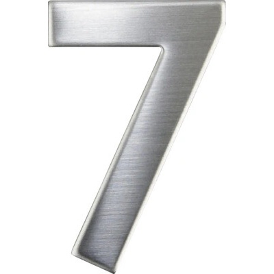 Nerezové číslo 7 v plochom „2D“ prevedení RN.75L.7.N