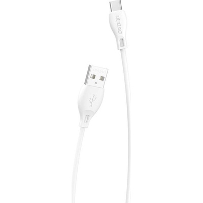 Dudao L4T USB Type C 2.1A, 2m, bílý