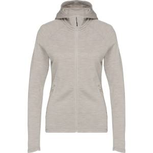 Stoic Дамско вълнено яке Stoic Women's MerinoFleece240 ForseSt. Zip Hoody Merino hoodie - Fog Grey Melange - размер 3XL (105-7640-0118)