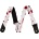 Jackson® Splatter Strap, White and Red