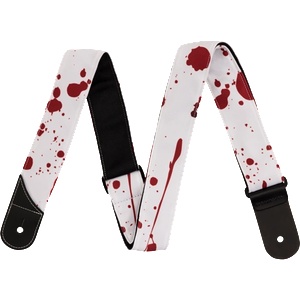 Jackson® Splatter Strap, White and Red