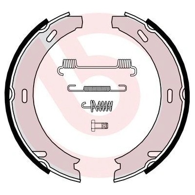Sada brzd. čeľustí parkov. brzdy BREMBO S 50 507