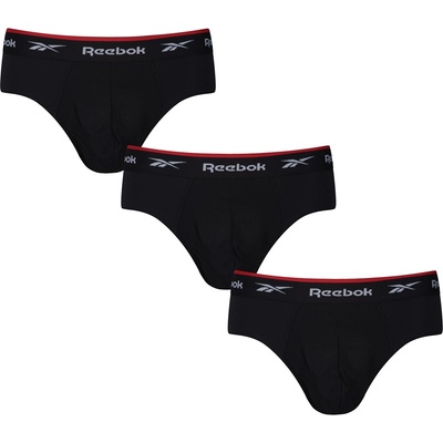 Reebok Мъжки слипове Reebok 3 Pack Mens Performance Briefs - Black