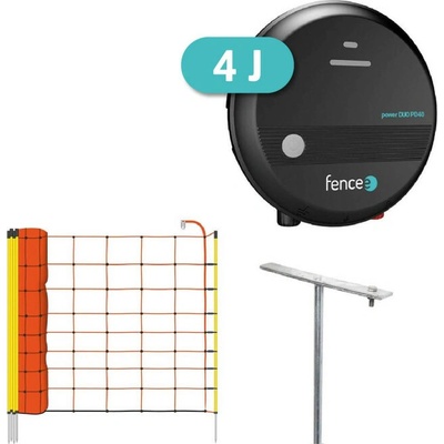 fencee Set elektrického ohradníku s mobilní sítí pro ovce, kozy, prasata - DUO zdroj - síť 50 m