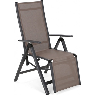 Home&Garden Zahradní židle Ibiza Relax Grey / Taupe