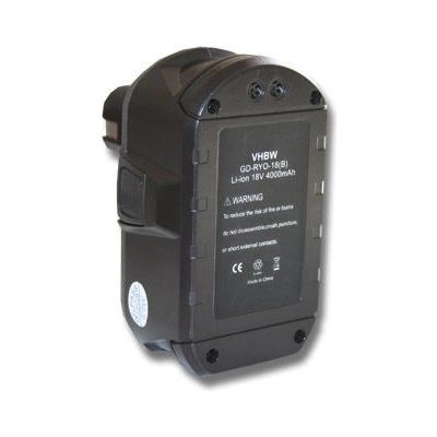 VHBW Батерия за Ryobi BPL-1815 / BPL-1820, 18 V, 4.0 Ah (800104898)