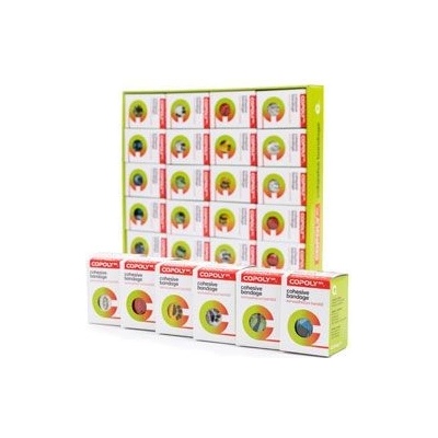 CoPoly ovínadlo elast. 7, 5 cm x 4, 5 m MIX POTISK 20 ks BOX