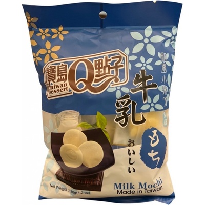 Q Brand Mochi s mléčnou příchutí 120 g – Zboží Dáma