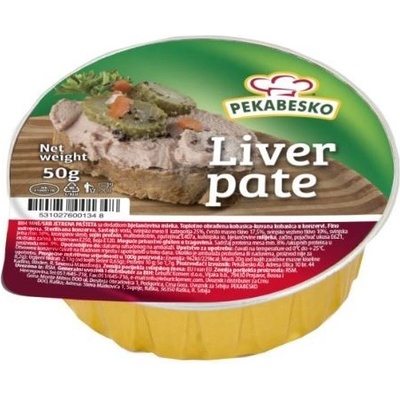 Pekabesko Játrová paštika 50 g