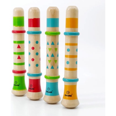 Svoora Детска играчка - Svoora Дървена свирка със звук патица