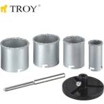 TROY Комплект боркорони 6 части (t 27406)