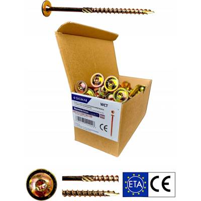 Tesařský vrut SIGMA-FIX 8x160 mm talířový 50 ks