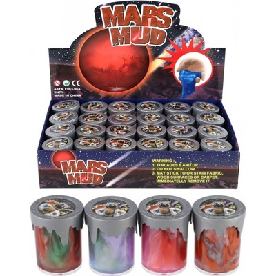 Teddies Mars Mud Metalický sliz v kelímku 80 g