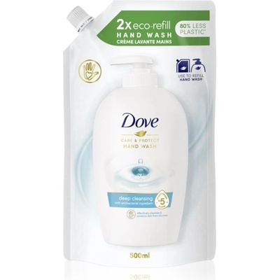 Dove Care & Protect течен сапун пълнител 500ml