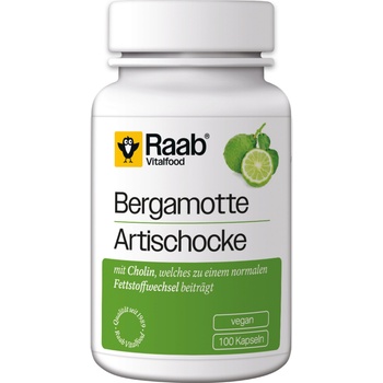 Raab Vitalfood Бергамот - Артишок - 100 капсули