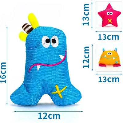 Nobleza odolná příšerka 16 cm modrá