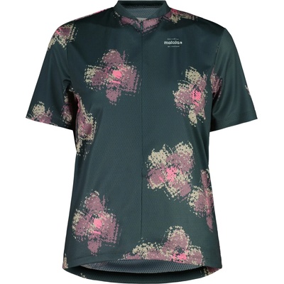 Maloja Дамска фланелка с къс ръкав за колоездене Maloja Women's SundaM. Allmountain 1/2 Cycling jersey - Mountain Pine Joy - размер XS (156-3053-0311)