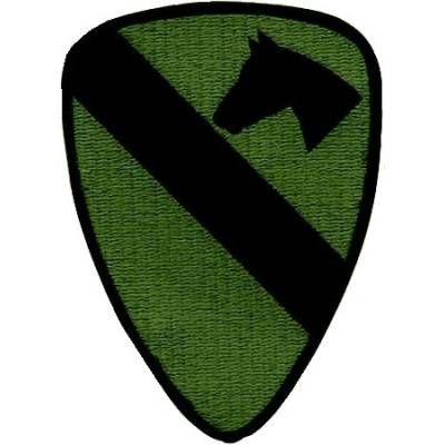 Made In USA Nášivka 1ST CAVALRY velká polní