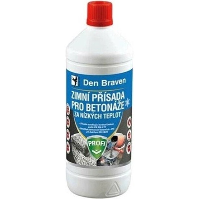 Přísada zimní pro betonáže za nízkých teplot Den Braven – 1 l