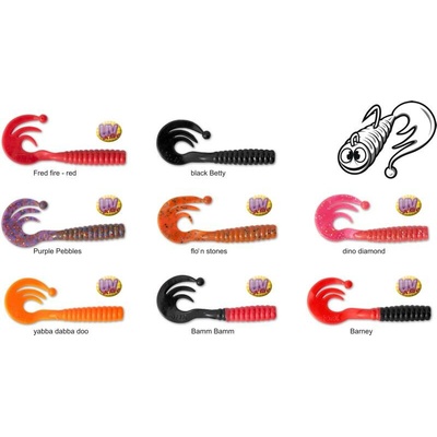 ZEBCO Curly Tail 8cm 3,5g 100ks