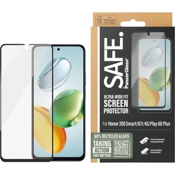 Safe Стъклен протектор SAFE - Ultra Wide Fit, Honor 200 Smart, прозрачен (5715685017957)