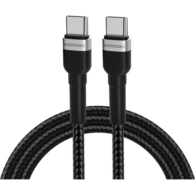 Wozinsky WNBCC2 USB-C / USB-C PD 65W, 2m, černý