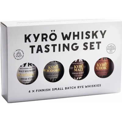 Kyrö Whisky tasting set 47,2% 4 x 0,05 l (karton)