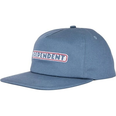 INDEPENDENT Bar Logo Snapback Unstructured Hat Slate Blue 158393