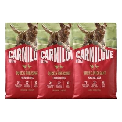 Carnilove Active Dog Duck and Pheasant Adult 3 x 4 kg