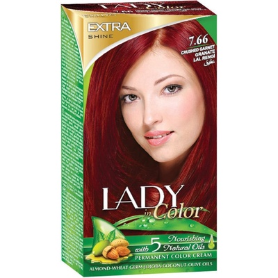 Lady in Color Farba na vlasy 7.66 granátová