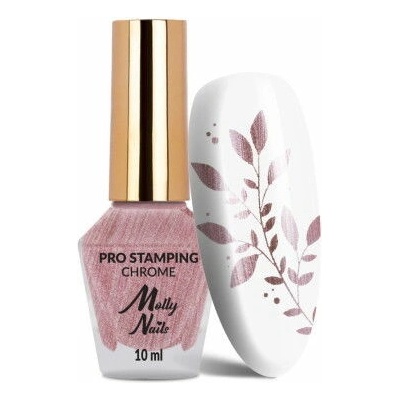 Molly lak na pečiatkovanie Light pink metalic 10ml
