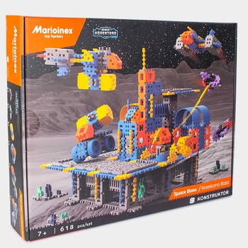 Marioinex Мини вафлен конструктор от 618 части - Лунна космическа база (903 919)