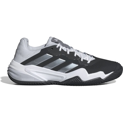 adidas Мъжки маратонки Adidas Barricade 13 Clay Tennis Shoes Mens - Blk/Wht/Slvr