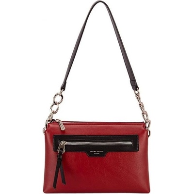 David Jones kabelka crossbody malá vínová 6230