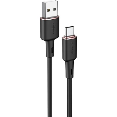 ACEFAST Кабел Acefast C2-04, USB към USB-C, 1.2 m, 3A, черен (C2-04-A-C black)