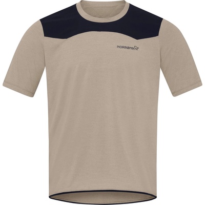 Norrøna Мъжка фланелка с къс ръкав за колоездене Norrøna Skibotn Equaliser Tech T-Shirt Cycling jersey - Winter Twig / Caviar Black (056-3183-0313)