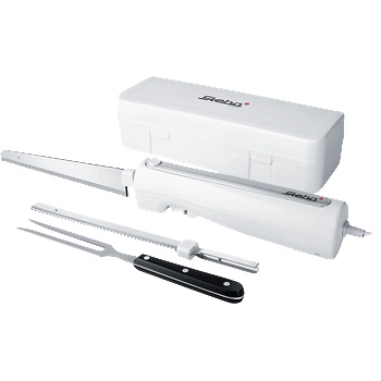 Steba Комплект ножове Steba EM3, Електрически, Мощен мотор, Универсален нож/Нож за хляб/Вилица за месо, Безшумен, Лесна употреба, Бял (290300) (290300)