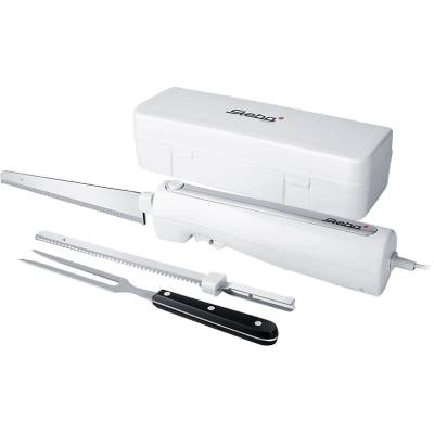 Steba Комплект ножове Steba EM3, Електрически, Мощен мотор, Универсален нож/Нож за хляб/Вилица за месо, Безшумен, Лесна употреба, Бял (290300) (290300)