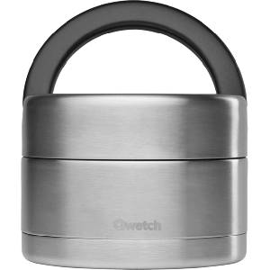 Qwetch Изолирана кутия за обяд с дръжка, 650 ml - Неръждаема стомана
